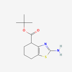 Tert-butyl 2-amino-4,5,6,7-tetrahydro-1,3-benzothiazole-4-carboxylate