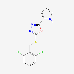 molecular formula C13H9Cl2N3OS B2688968 Dooku1 CAS No. 2253744-54-4