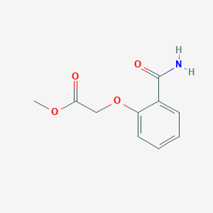 molecular formula C10H11NO4 B2688981 Methyl 2-(2-carbamoylphenoxy)acetate CAS No. 90922-64-8