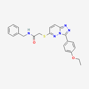 N-benzyl-2-((3-(4-ethoxyphenyl)-[1,2,4]triazolo[4,3-b]pyridazin-6-yl)thio)acetamide
