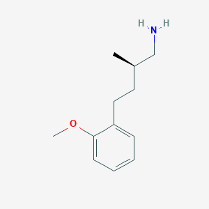 (2R)-4-(2-Methoxyphenyl)-2-methylbutan-1-amine