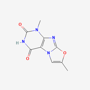 molecular formula C9H8N4O3 B2689016 1,7-二甲氧噁唑并[2,3-f]嘧啶-2,4(1H,3H)-二酮 CAS No. 902312-82-7