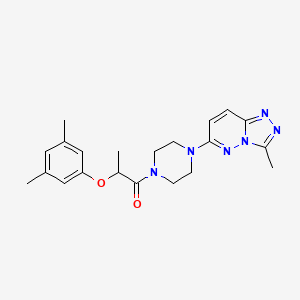 2-(3,5-Dimethylphenoxy)-1-(4-(3-methyl-[1,2,4]triazolo[4,3-b]pyridazin-6-yl)piperazin-1-yl)propan-1-one