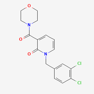 1-(3,4-dichlorobenzyl)-3-(morpholinocarbonyl)-2(1H)-pyridinone