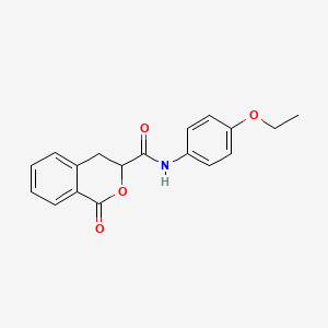 N-(4-ethoxyphenyl)-1-oxo-3,4-dihydro-1H-isochromene-3-carboxamide