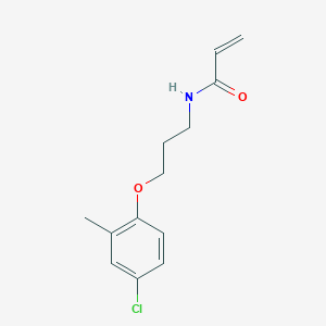 molecular formula C13H16ClNO2 B2689046 N-[3-(4-Chloro-2-methylphenoxy)propyl]prop-2-enamide CAS No. 2411238-80-5