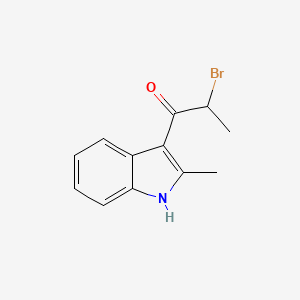 2-bromo-1-(2-methyl-1H-indol-3-yl)propan-1-one