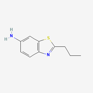 molecular formula C10H12N2S B2689091 2-丙基-苯并噻唑-6-基胺 CAS No. 58460-07-4