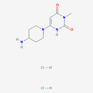 6-(4-Aminopiperidin-1-yl)-3-methylpyrimidine-2,4(1H,3H)-dione dihydrochloride