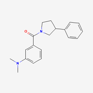 (3-(Dimethylamino)phenyl)(3-phenylpyrrolidin-1-yl)methanone