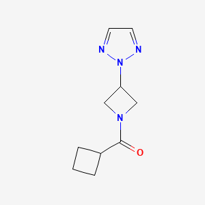 (3-(2H-1,2,3-triazol-2-yl)azetidin-1-yl)(cyclobutyl)methanone