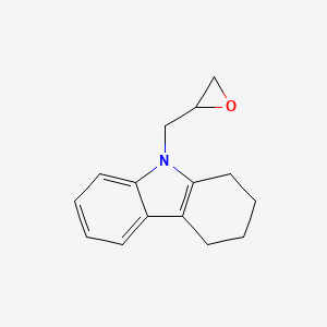 molecular formula C15H17NO B2689162 9-(oxiran-2-ylmethyl)-2,3,4,9-tetrahydro-1H-carbazole CAS No. 77233-17-1