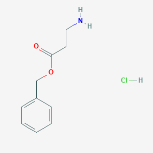 molecular formula C10H14ClNO2 B2689169 Benzyl 3-aminopropanoate hydrochloride CAS No. 14529-00-1; 99616-43-0