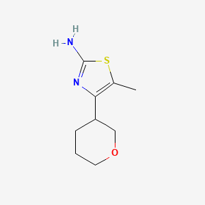 5-Methyl-4-(oxan-3-yl)-1,3-thiazol-2-amine