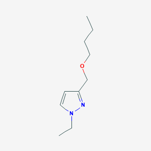 molecular formula C10H18N2O B2689211 3-(butoxymethyl)-1-ethyl-1H-pyrazole CAS No. 1856040-27-1