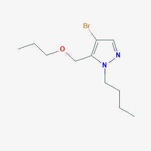 4-bromo-1-butyl-5-(propoxymethyl)-1H-pyrazole