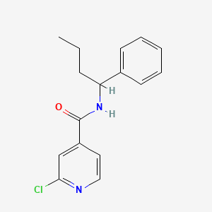 2-chloro-N-(1-phenylbutyl)pyridine-4-carboxamide