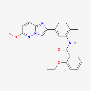 2-ethoxy-N-(5-(6-methoxyimidazo[1,2-b]pyridazin-2-yl)-2-methylphenyl)benzamide