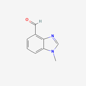 molecular formula C9H8N2O B2689342 1-甲基苯并咪唑-4-甲醛 CAS No. 1314969-59-9
