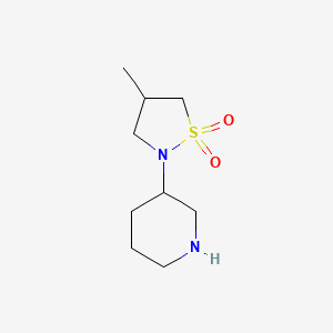 4-Methyl-2-(piperidin-3-yl)-1lambda6,2-thiazolidine-1,1-dione