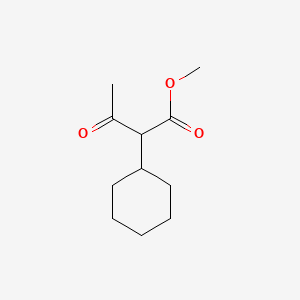 molecular formula C11H18O3 B2689359 Methyl 2-cyclohexyl-3-oxobutanoate CAS No. 175230-30-5