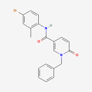 1-benzyl-N-(4-bromo-2-methylphenyl)-6-oxopyridine-3-carboxamide