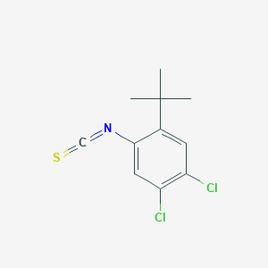 molecular formula C11H11Cl2NS B2689409 1-Tert-butyl-4,5-dichloro-2-isothiocyanatobenzene CAS No. 2248323-73-9