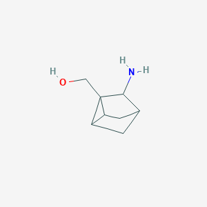 molecular formula C8H13NO B2689419 (7-Aminotricyclo[2.2.1.02,6]heptan-1-yl)methanol CAS No. 2416229-13-3