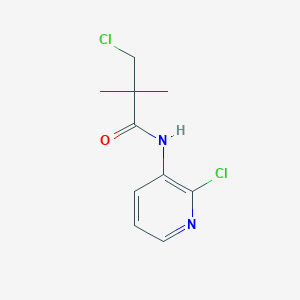 molecular formula C10H12Cl2N2O B2689452 3-chloro-N-(2-chloro-3-pyridinyl)-2,2-dimethylpropanamide CAS No. 339100-93-5