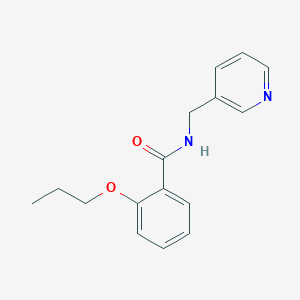 molecular formula C16H18N2O2 B268947 2-propoxy-N-(pyridin-3-ylmethyl)benzamide 