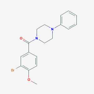 1-(3-Bromo-4-methoxybenzoyl)-4-phenylpiperazine