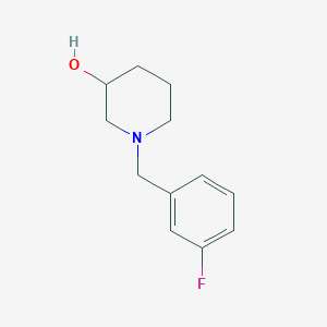 molecular formula C12H16FNO B2689573 1-(3-Fluorobenzyl)piperidin-3-ol CAS No. 414885-51-1