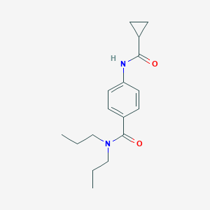 4-[(cyclopropylcarbonyl)amino]-N,N-dipropylbenzamide