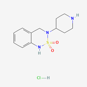 3-(Piperidin-4-yl)-3,4-dihydro-1H-2lambda(6),1,3-benzothiadiazine-2,2-dione hydr