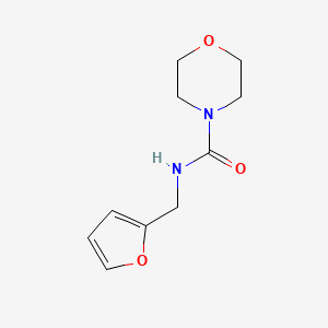 molecular formula C10H14N2O3 B2689622 N-(furan-2-ylmethyl)morpholine-4-carboxamide CAS No. 74729-67-2