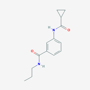 3-[(cyclopropylcarbonyl)amino]-N-propylbenzamide