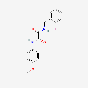 molecular formula C17H17FN2O3 B2689665 N1-(4-乙氧基苯基)-N2-(2-氟苄基)草酰胺 CAS No. 838894-78-3