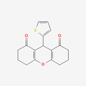 9-(thiophen-2-yl)-3,4,5,6,7,9-hexahydro-1H-xanthene-1,8(2H)-dione