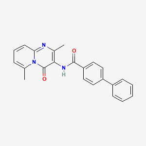 N-(2,6-dimethyl-4-oxo-4H-pyrido[1,2-a]pyrimidin-3-yl)-[1,1'-biphenyl]-4-carboxamide