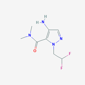 4-Amino-1-(2,2-difluoroethyl)-N,N-dimethyl-1H-pyrazole-5-carboxamide