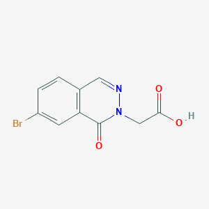 2-(7-Bromo-1-oxophthalazin-2-yl)acetic acid