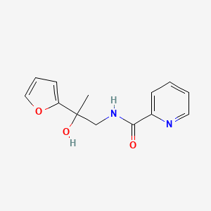 molecular formula C13H14N2O3 B2689725 N-(2-(furan-2-yl)-2-hydroxypropyl)picolinamide CAS No. 1396761-80-0