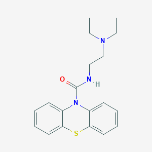 molecular formula C19H23N3OS B268973 N-[2-(diethylamino)ethyl]-10H-phenothiazine-10-carboxamide 