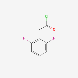 molecular formula C8H5ClF2O B2689730 2,6-Difluorophenylacetyl chloride CAS No. 116622-90-3
