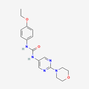 molecular formula C17H21N5O3 B2689784 1-(4-Ethoxyphenyl)-3-(2-morpholinopyrimidin-5-yl)urea CAS No. 1396889-41-0