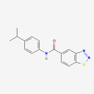 N-(4-isopropylphenyl)-1,2,3-benzothiadiazole-5-carboxamide