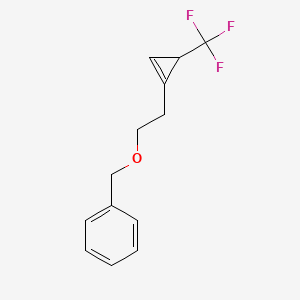 ((2-(3-(Trifluoromethyl)cycloprop-1-en-1-yl)ethoxy)methyl)benzene