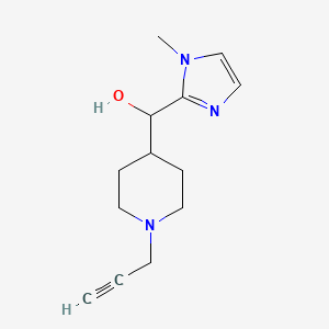 molecular formula C13H19N3O B2689812 (1-Methylimidazol-2-yl)-(1-prop-2-ynylpiperidin-4-yl)methanol CAS No. 2069474-59-3