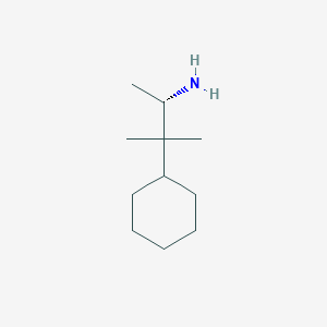 molecular formula C11H23N B2689817 (2S)-3-Cyclohexyl-3-methylbutan-2-amine CAS No. 2248183-42-6