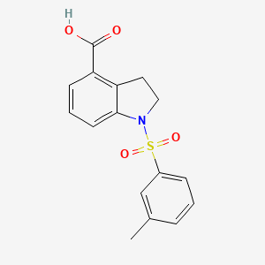 1-(m-Tolylsulfonyl)indoline-4-carboxylic acid